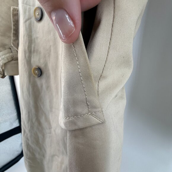 Banana Republic early 2000s Timeless trench coat with belt Womens Size Large - Picture 7 of 15